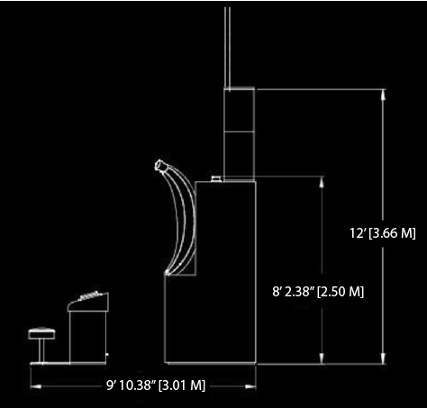 Jumpin Monkeys Park Side View Inverted Game Dimensions