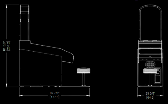 Strike Zone II Inverted Game Dimensions