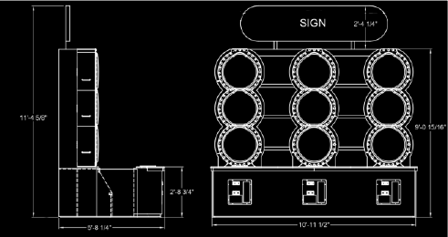 Prize Wheels FEC Game Dimensions