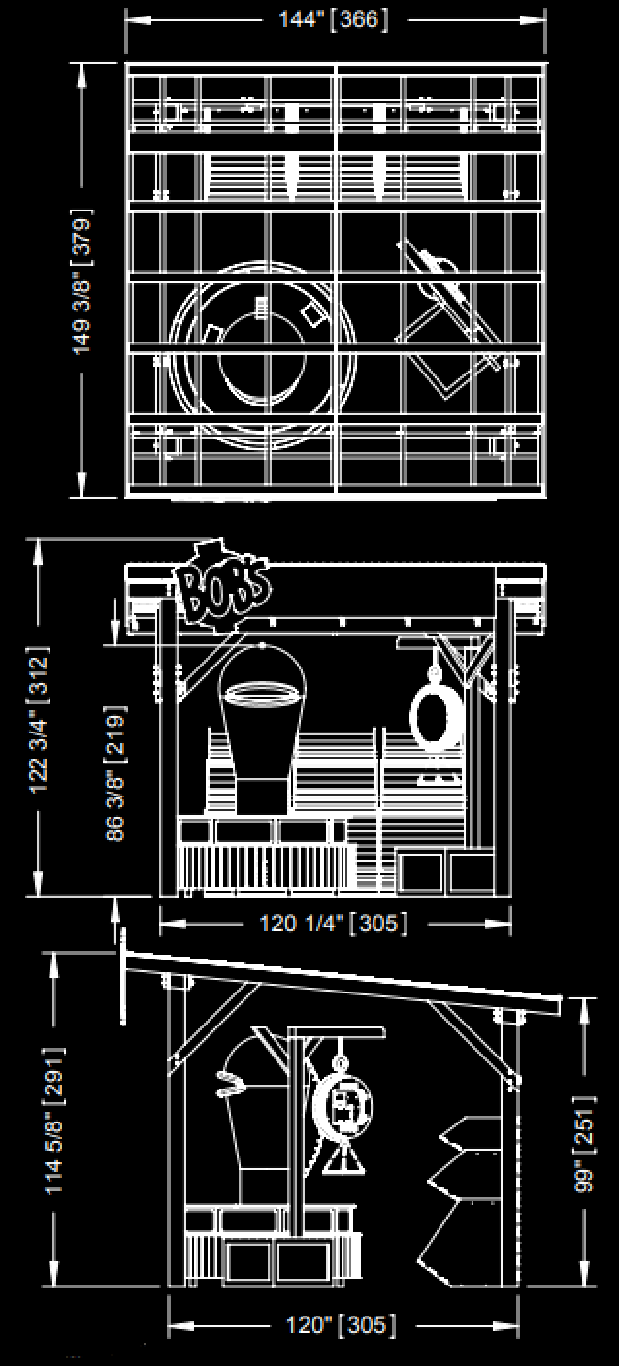 Bob's Fishin Hole with Building Inverted Game Dimensions