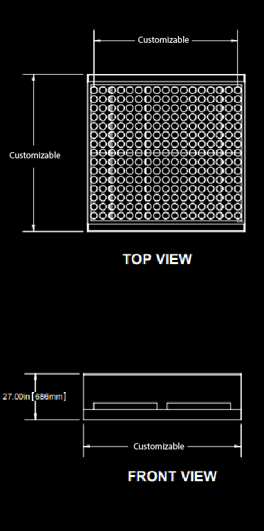 Goblet Toss Inverted Game Dimensions