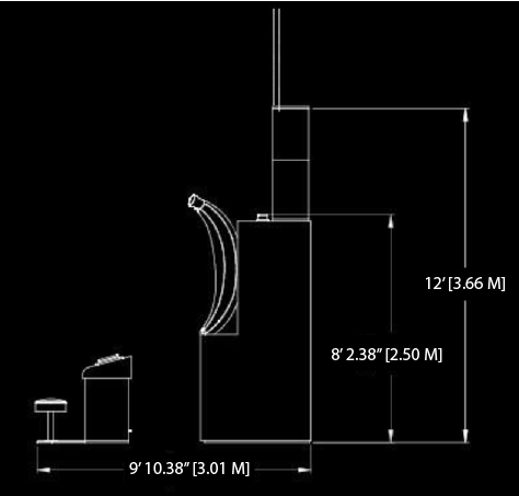 Jumpin Monkeys Park Side View Inverted Game Dimensions