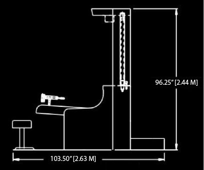 Rising Waters Side View Inverted Game Dimensions