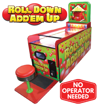 Roll Down Add'em Up™ Attendant-Free Game